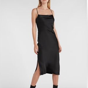 Express Satin midi dress